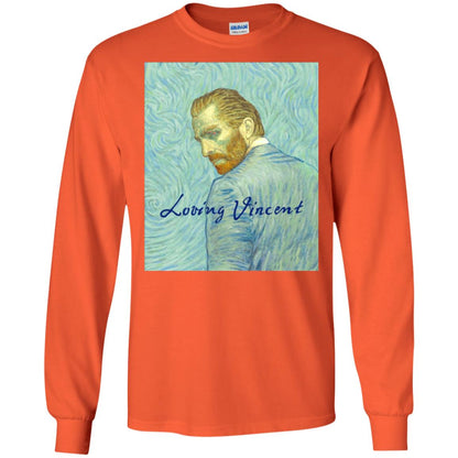 Movie Poster T-shirt Loving Vincent Orange