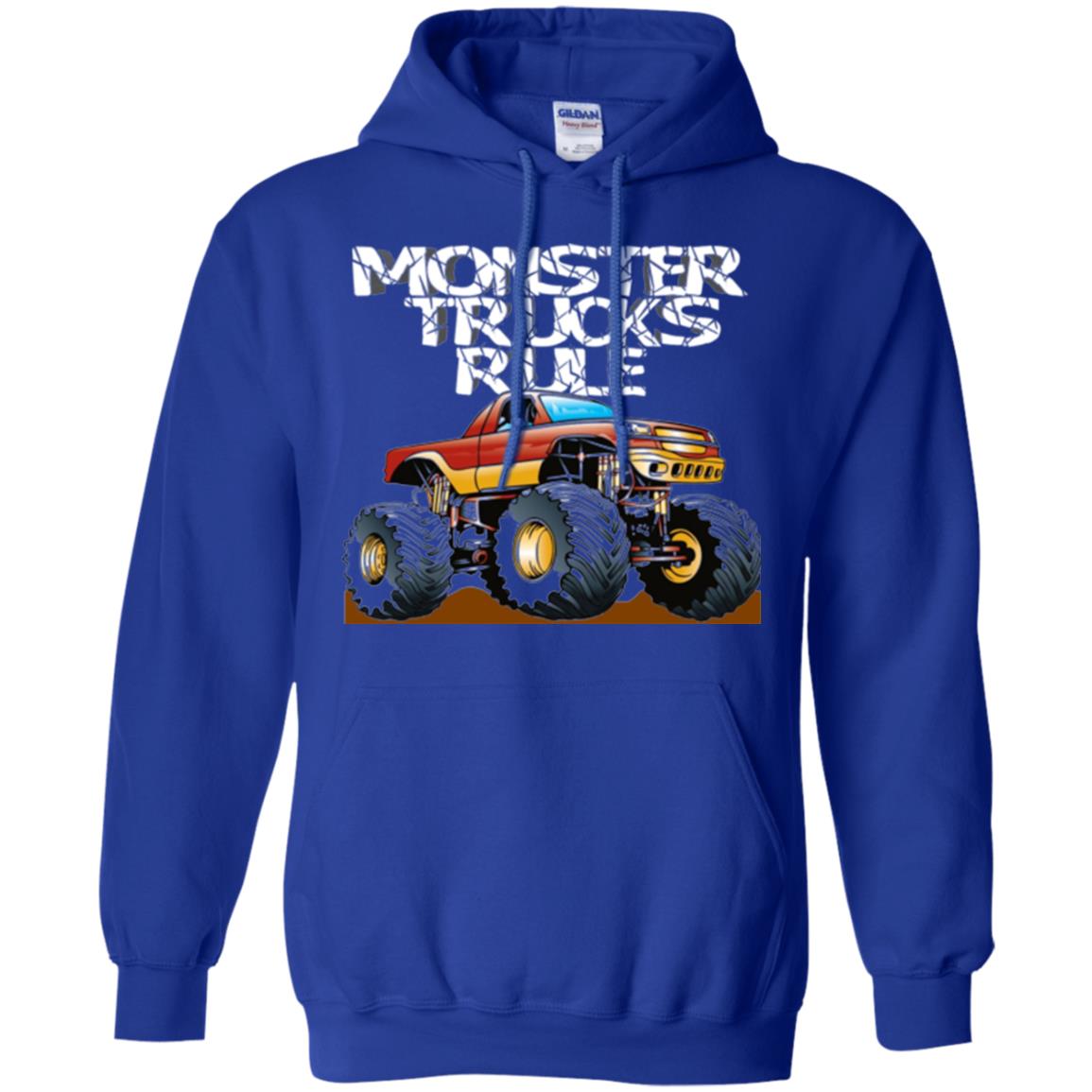 Monster Trucks Rule T-shirt Royal