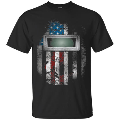 Welder Gift Shirt American Welding Hood Gift T-shirt Black