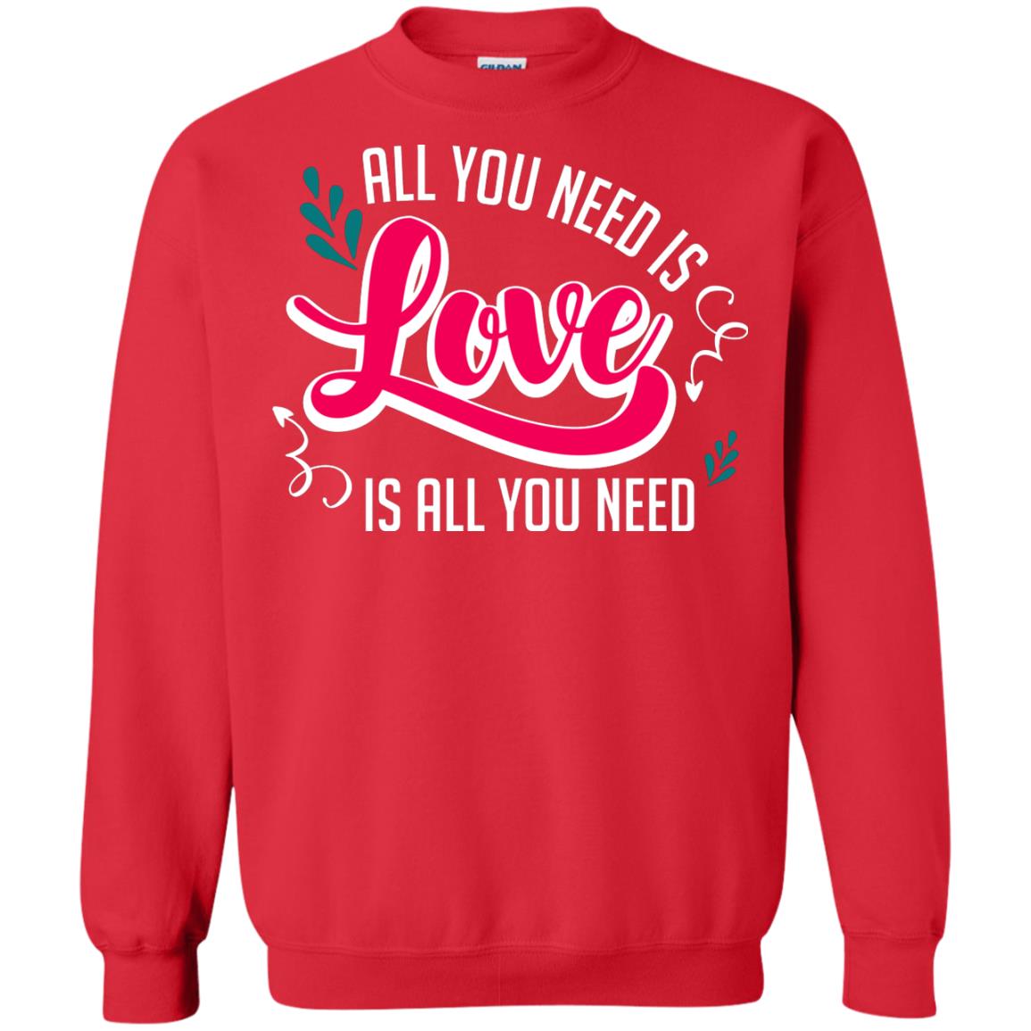 All You Need Is Love T-shirt Red