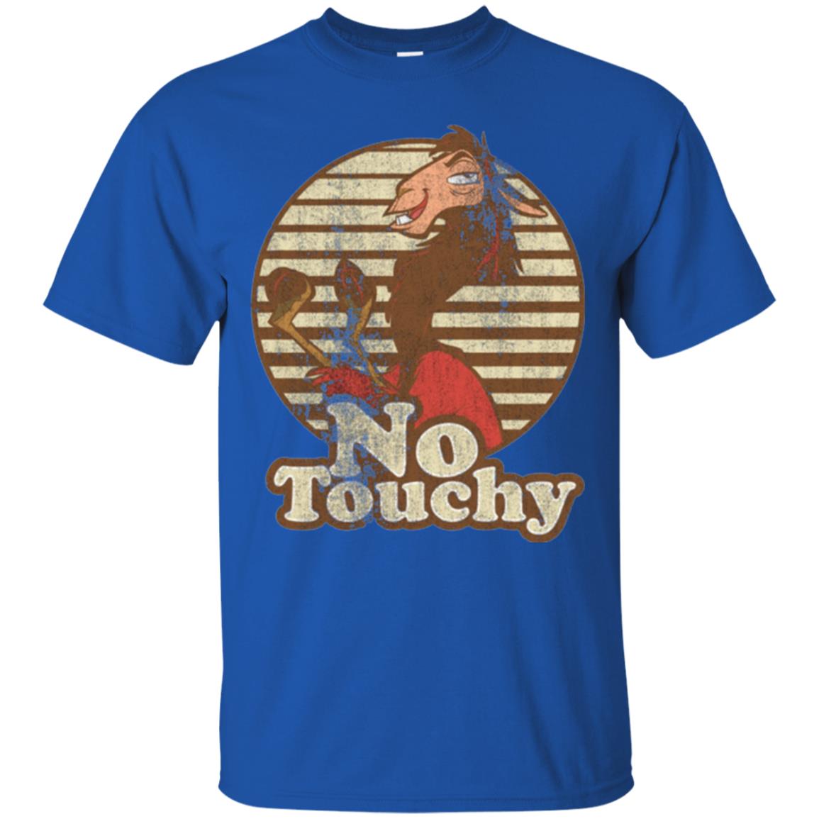 Llama T-shirt No Touchy Royal