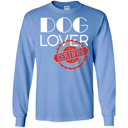Dog Lover T-shirt Certified Carolina Blue