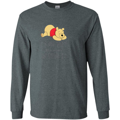 Cartoon T-shirt I'm Not Lazy I'm Just On Stand By Dark Heather