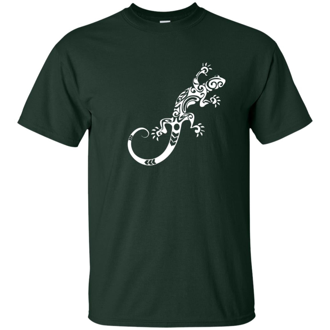 Tribal Lizard Animal Art Design Tattoo Gecko Shirt Forest