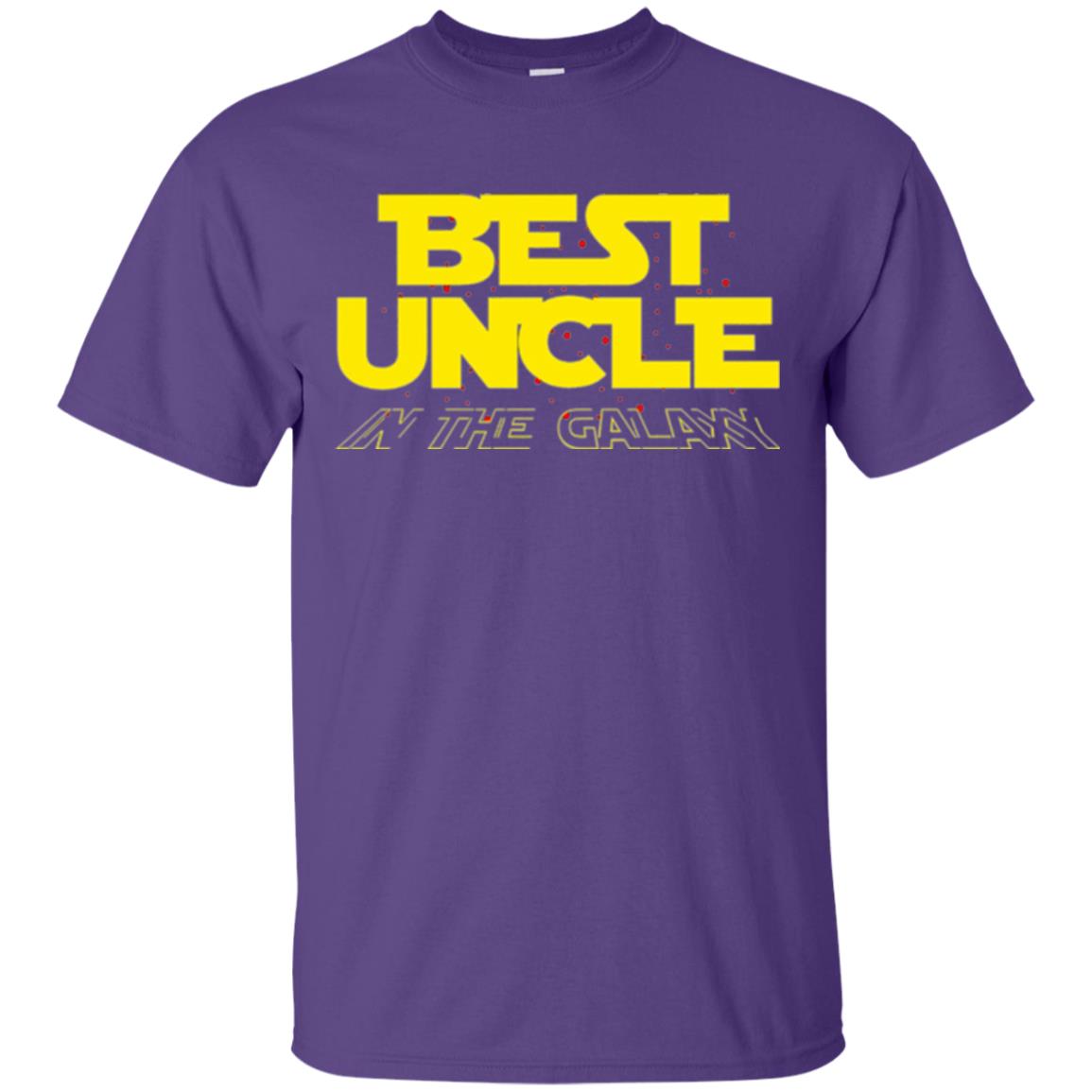 Uncle T-shirt Best Uncle In The Galaxy Purple