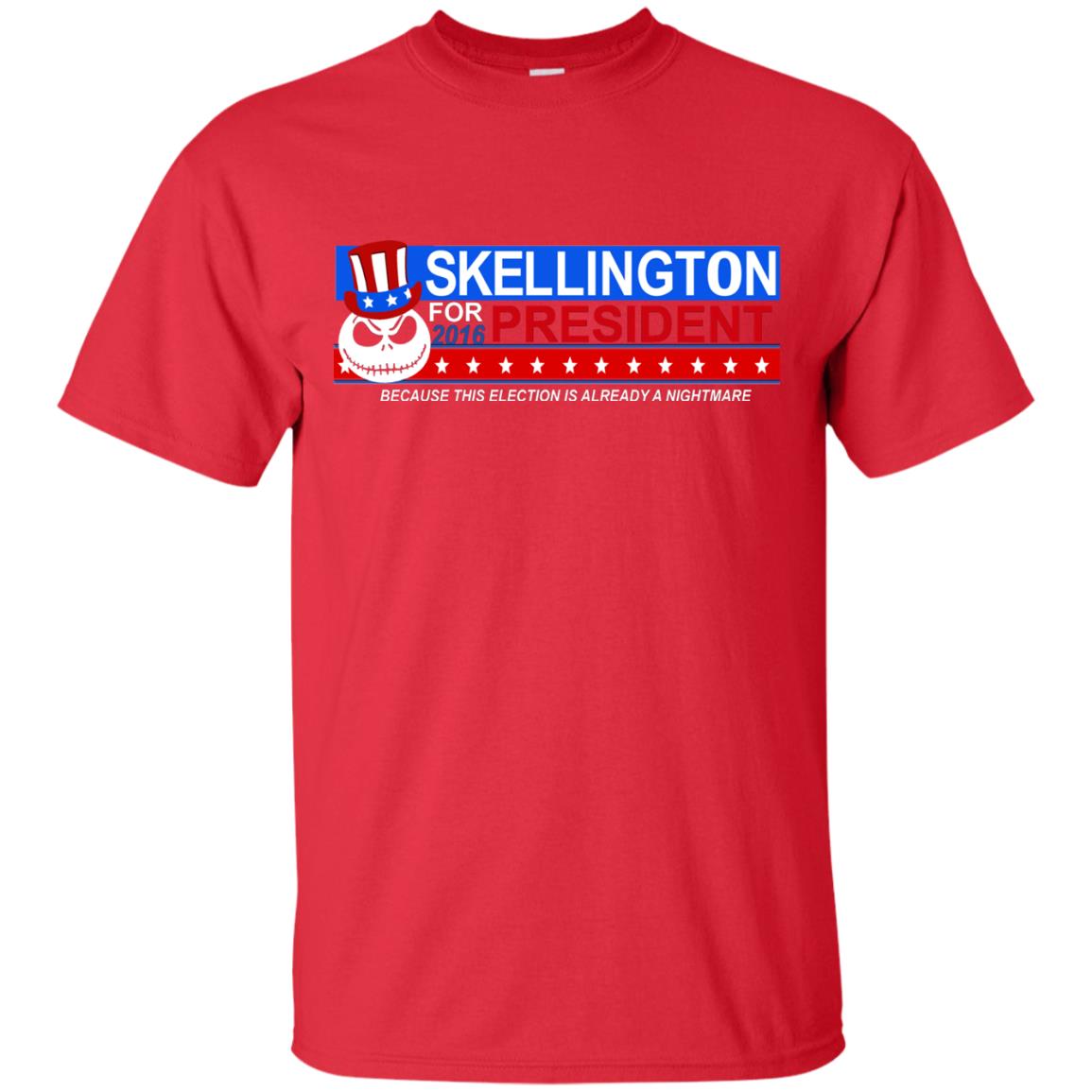 Skellington For President Because This Election Is Already A Nightmare Red