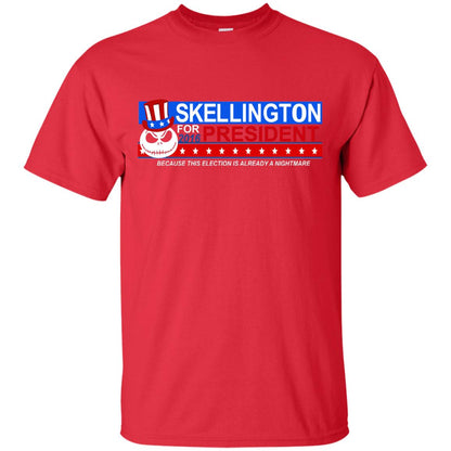 Skellington For President Because This Election Is Already A Nightmare Red