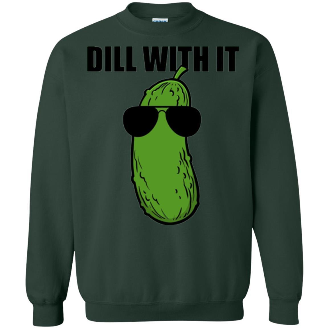 Cucumber T-shirt Dill With It Forest Green