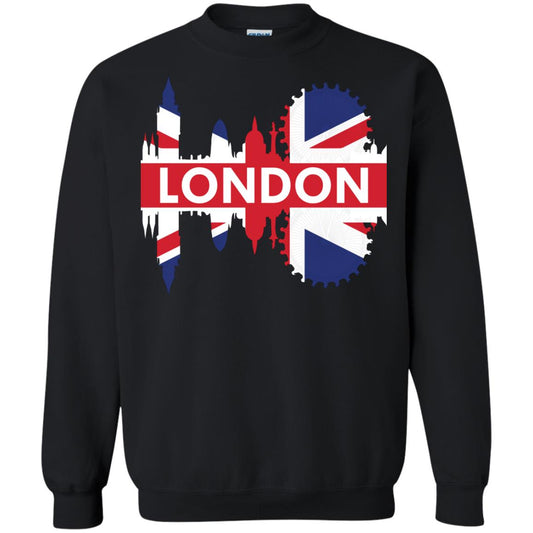 Flag Of United Kingdom London Gift Shirt For Britain Black