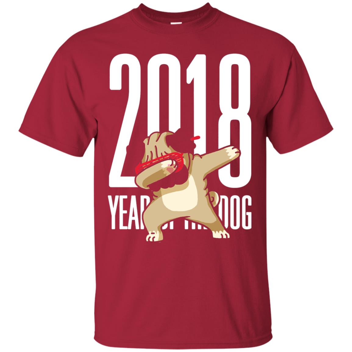 Dog Lover T-shirt 2018 Year Of The Dog Cardinal