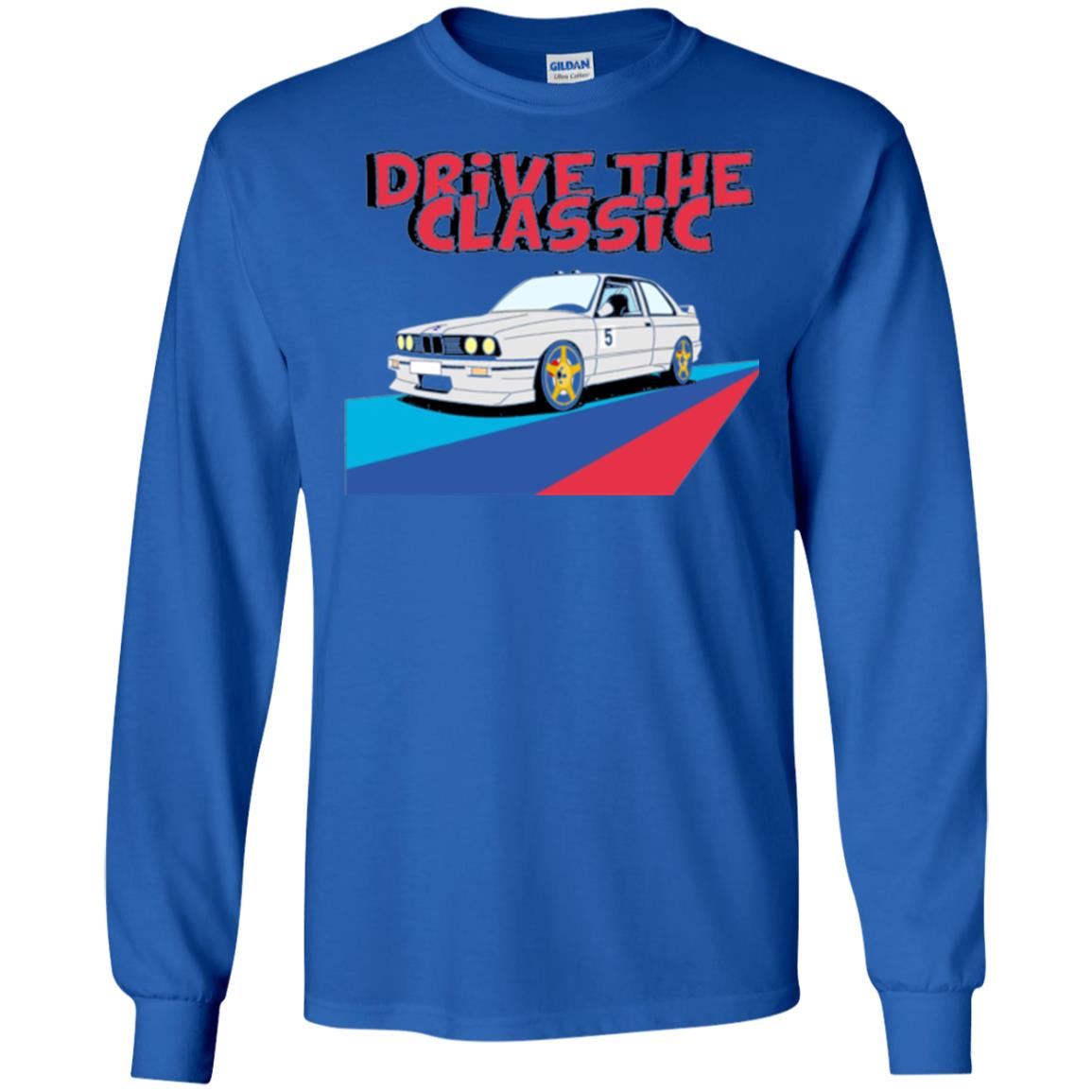 Classic Drive Vintage Collectors Bmw Lovers T-shirt Royal