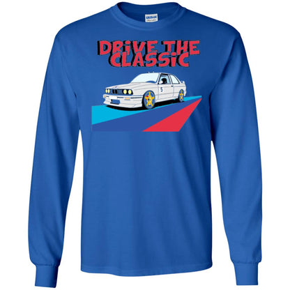 Classic Drive Vintage Collectors Bmw Lovers T-shirt Royal