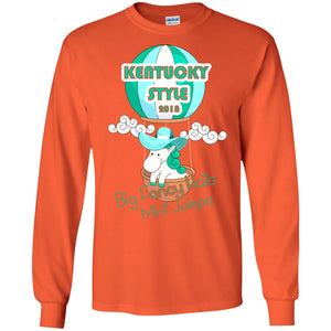 Kentucky Style 2018 Big Fancy Hats Mint Juleps Horse Racing Shirt