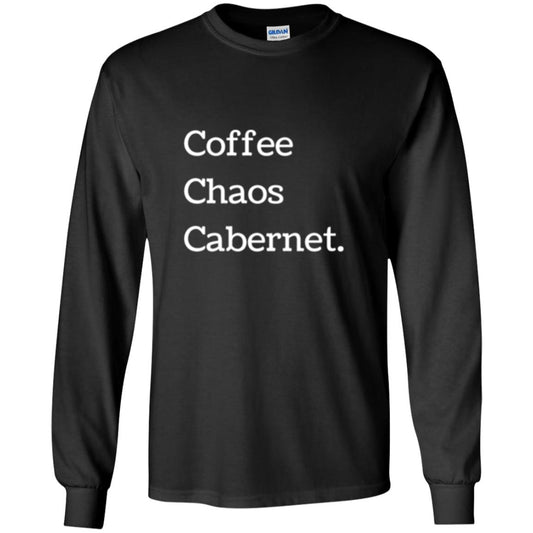 Coffee Chaos Cabernet T-shirt Black
