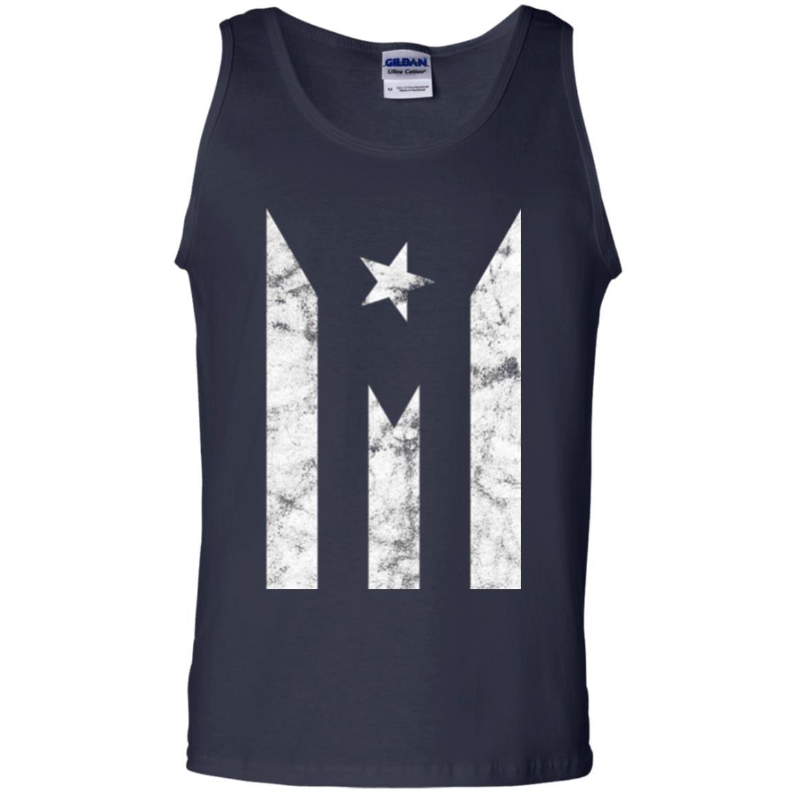 Boricua T-shirt Puerto Rico Black Flag T-shirt Navy