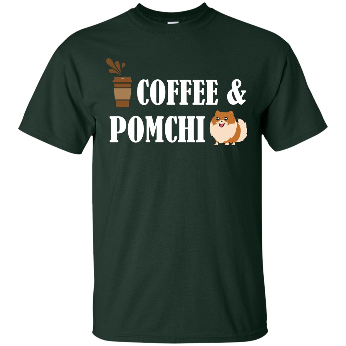 Coffee And Pomchi Lover Shirt Forest