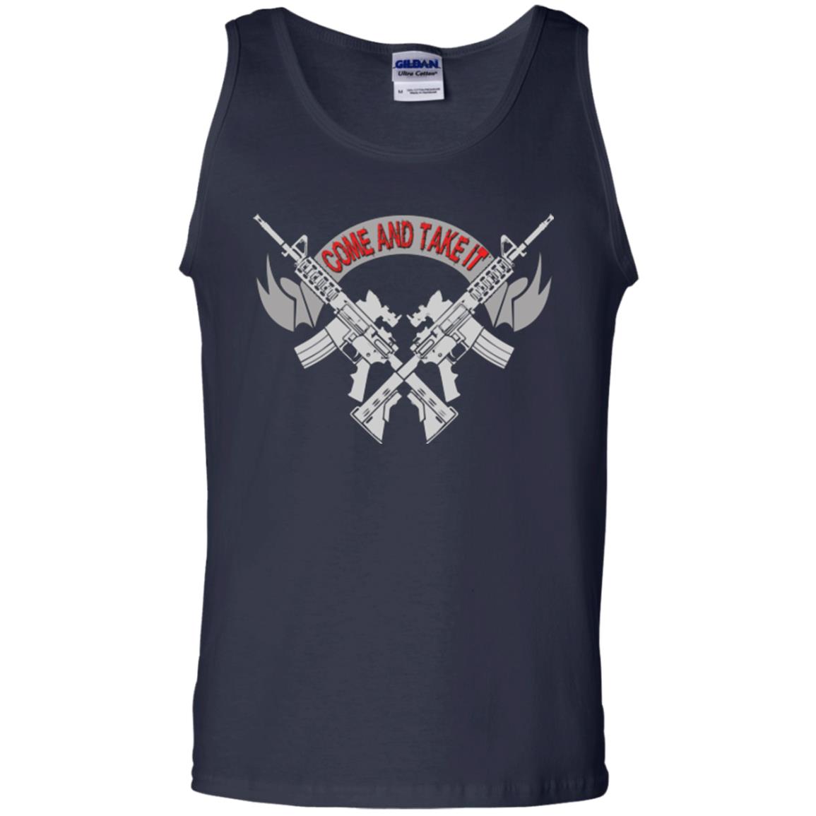 Military T-shirt Come And Take It Navy