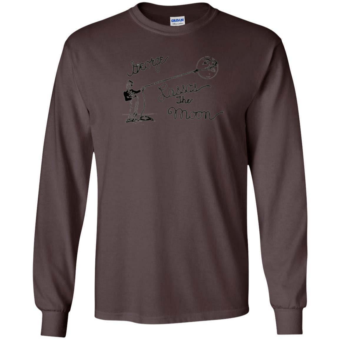 Film T-shirt It's A Wonderful Life George Lassos The Moon Dark Chocolate