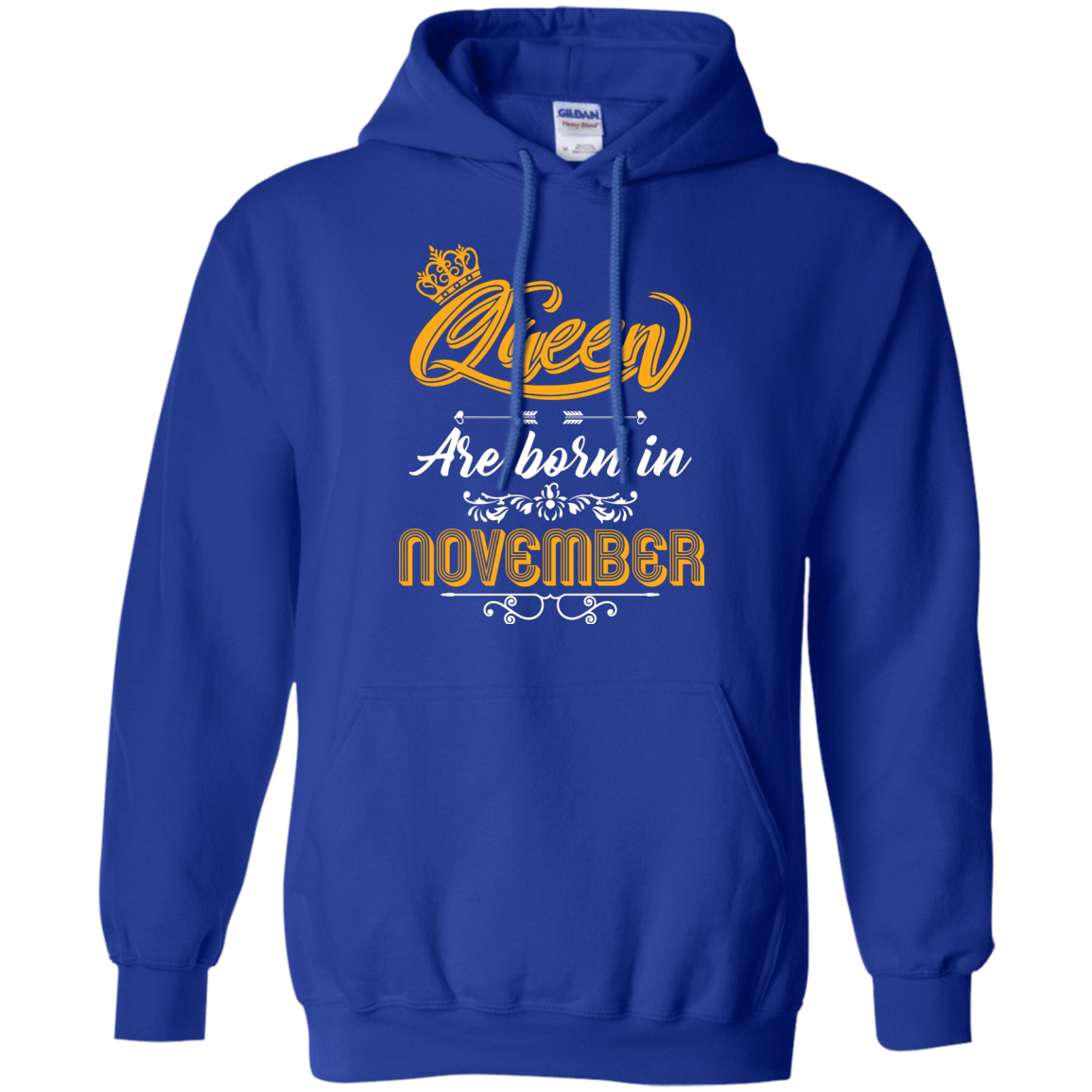 Brithday T-Shirt Queen Are Born In November Royal