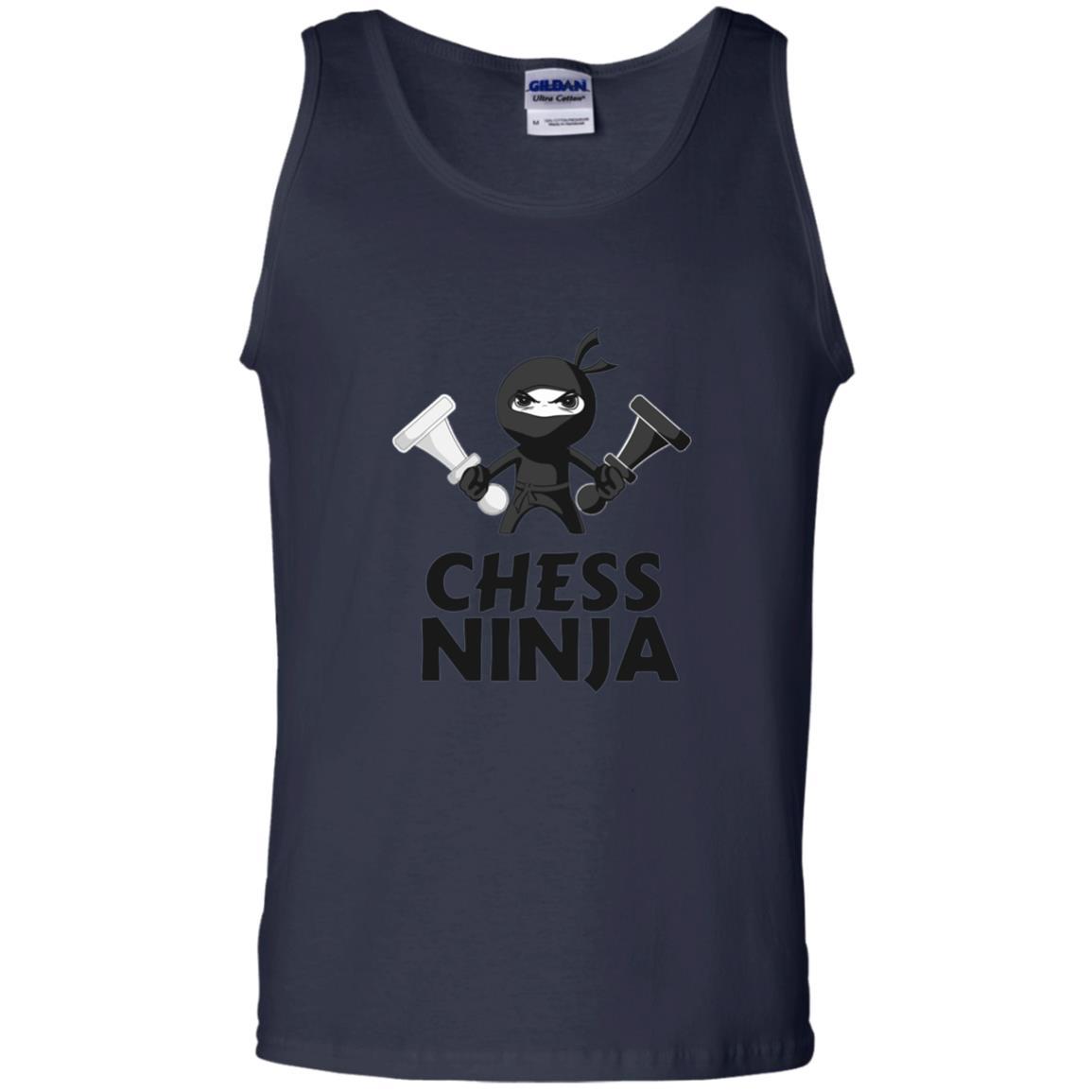 Funny Chess Ninja T-shirt Navy