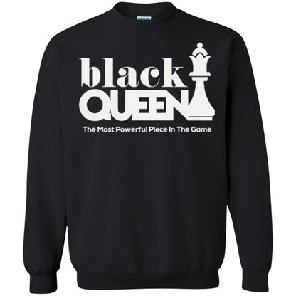 Black Queen The Most Powerful Piece In The Game Proud Black Woman T-shirt Black