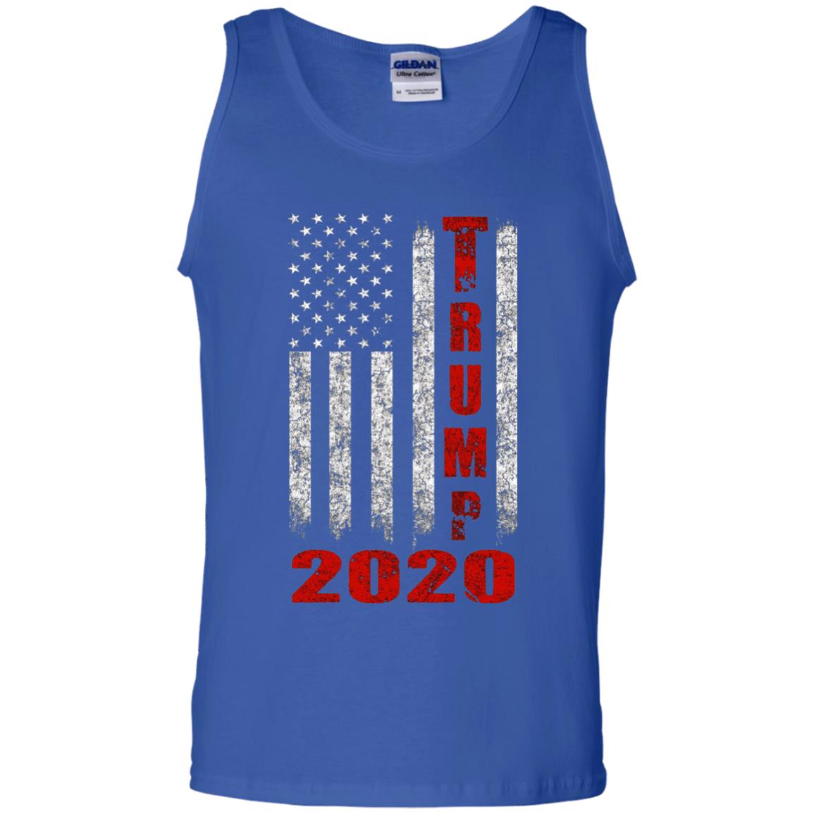 American Flag Vintage Design Trump 2020 T-shirt Royal