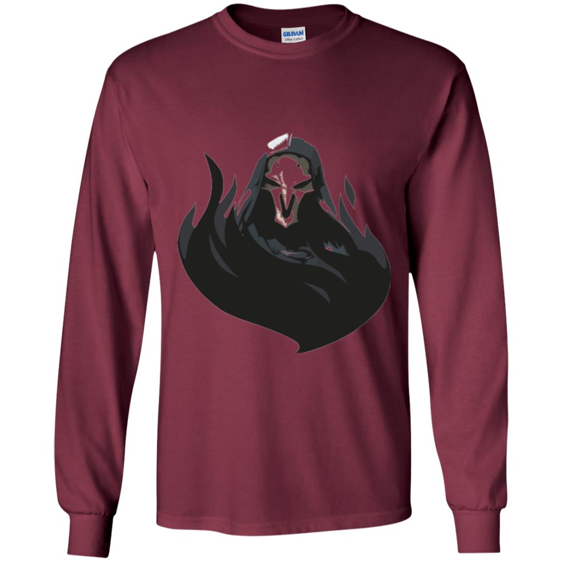 Overwatch Reaper Blossom Spray T-shirt Maroon