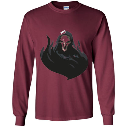 Overwatch Reaper Blossom Spray T-shirt Maroon