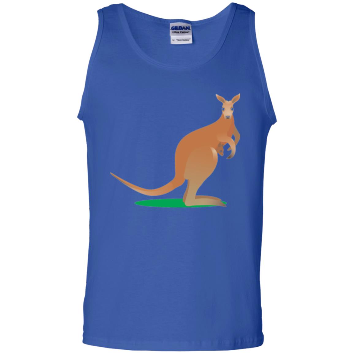 Mom Baby Kangaroo In Pouch Joey T-shirt Royal
