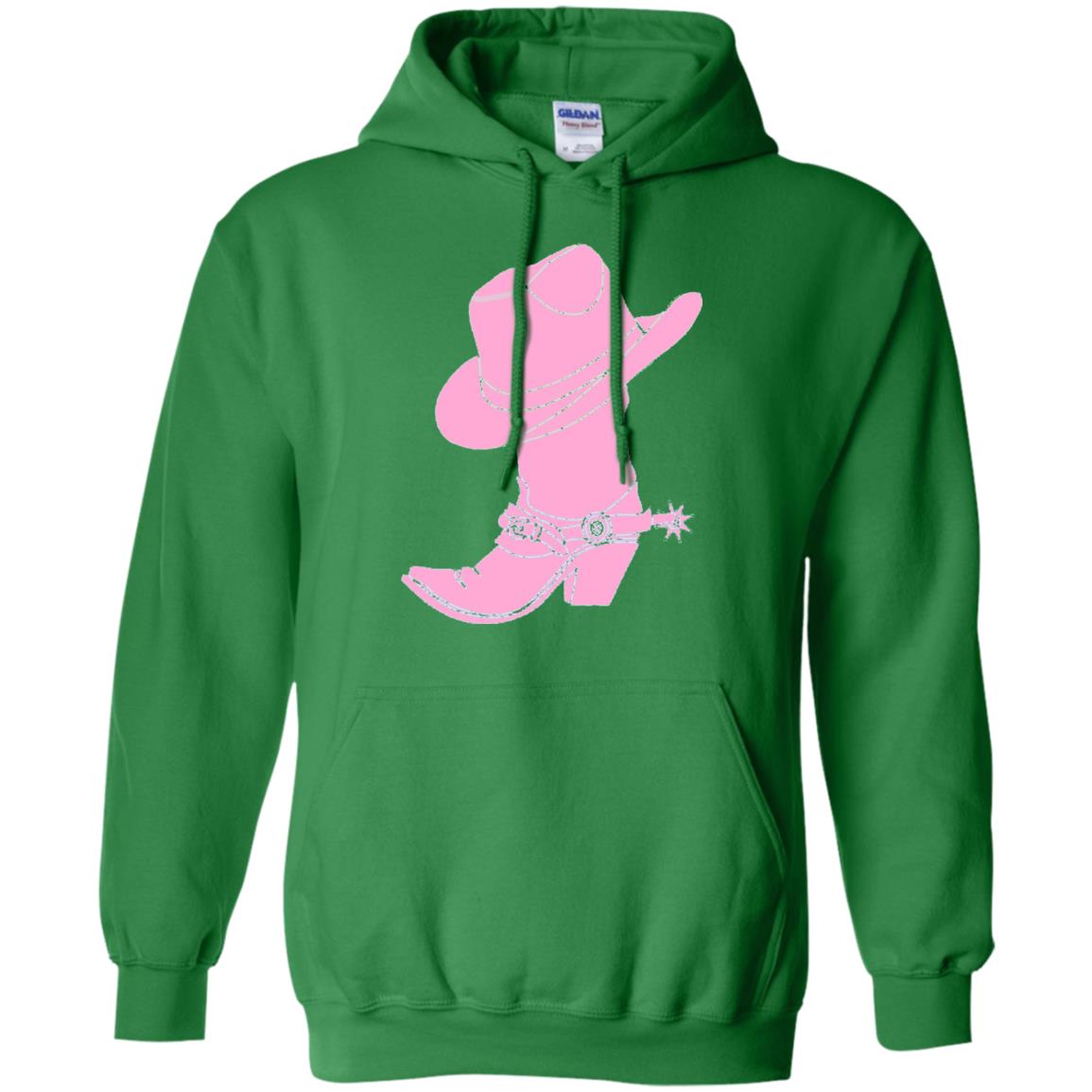 Cowgirl Boots Western Wear T-shirt Irish Green