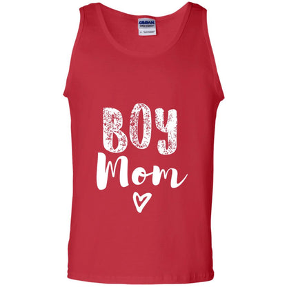 Cute Boy Mom T-shirt Red