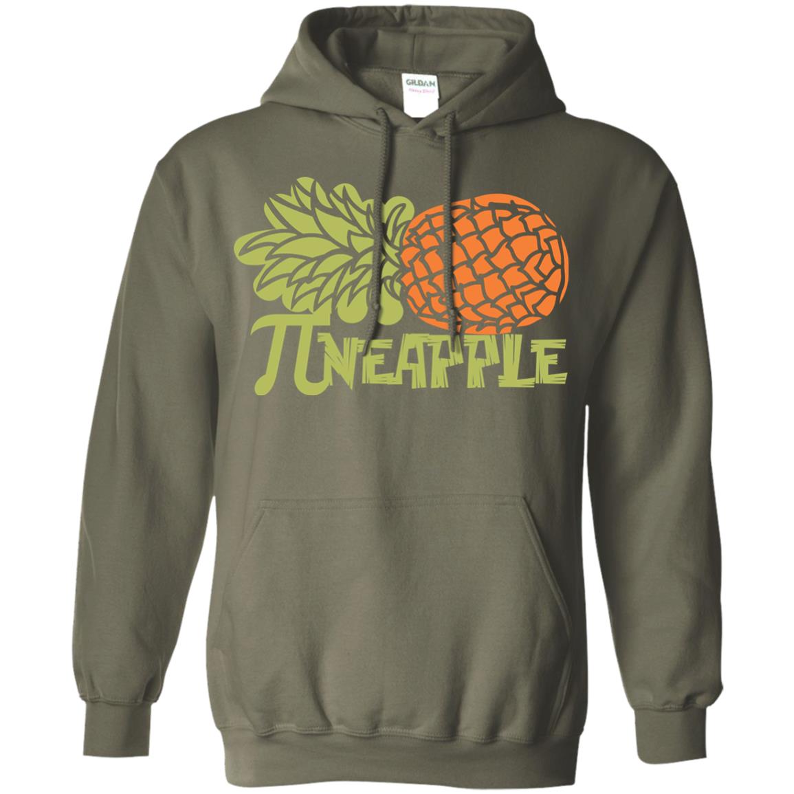Cool Pineapple Pi Day T-shirt Military Green