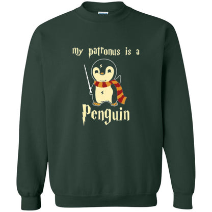 Penguin Lovers T-shirt My Patronus Is A Penguin Hot Forest Green