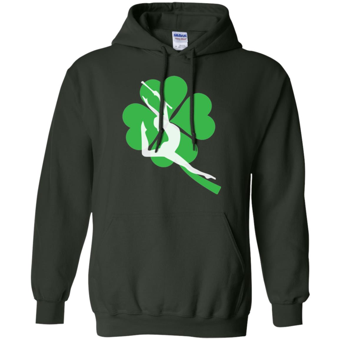 Baton Twirling Lover Saint Patrick's Day Forest Green