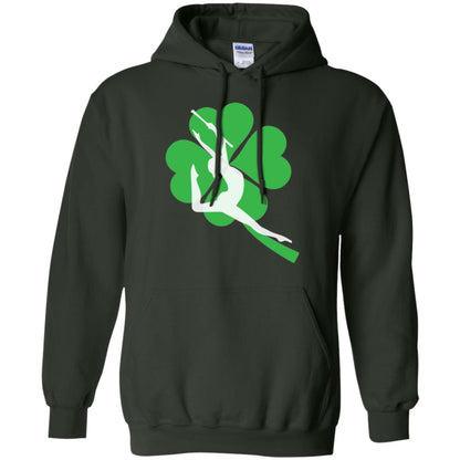 Baton Twirling Lover Saint Patrick's Day Forest Green