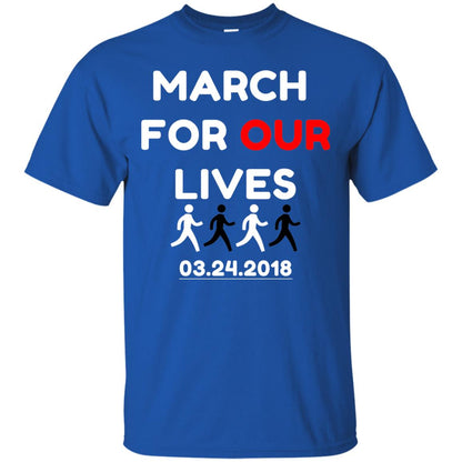 March For Our Lives Gun Control T-shirt Royal
