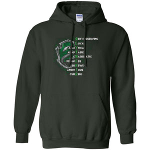 Slytherin House Harry Potter Fan ShirtG185 Gildan Pullover Hoodie 8 oz.