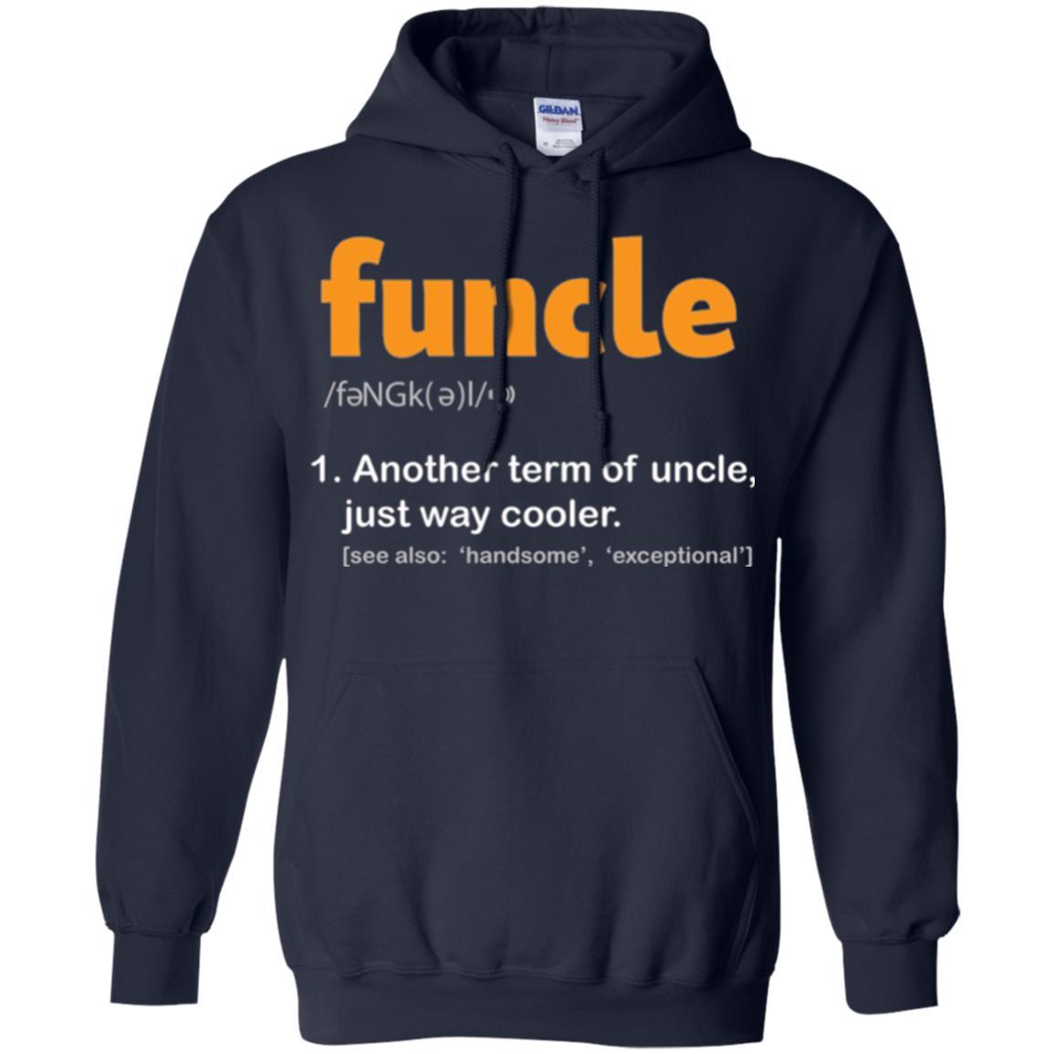 Funcle Definition T-shirt Funny Uncle Jokes Navy