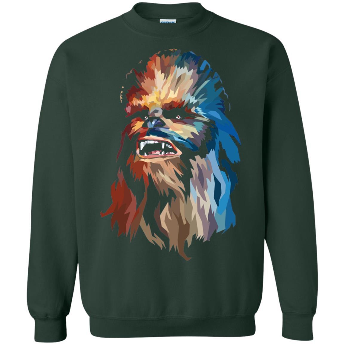 Chewbacca Art T-shirt Forest Green
