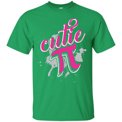 Cutie Pi Funny Math 3.14 Happy Pi Day T-shirt Irish Green