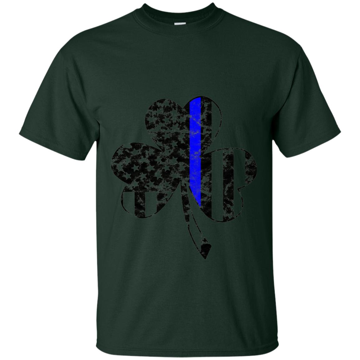 Shamrock Irish Flag St Patrick_s Day T-shirt Forest