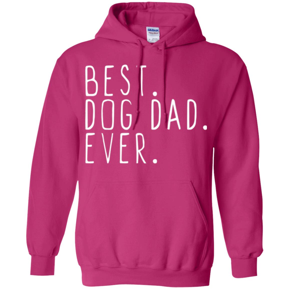 Best Dog Dad Ever T-shirt Heliconia