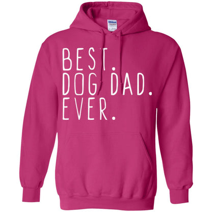 Best Dog Dad Ever T-shirt Heliconia