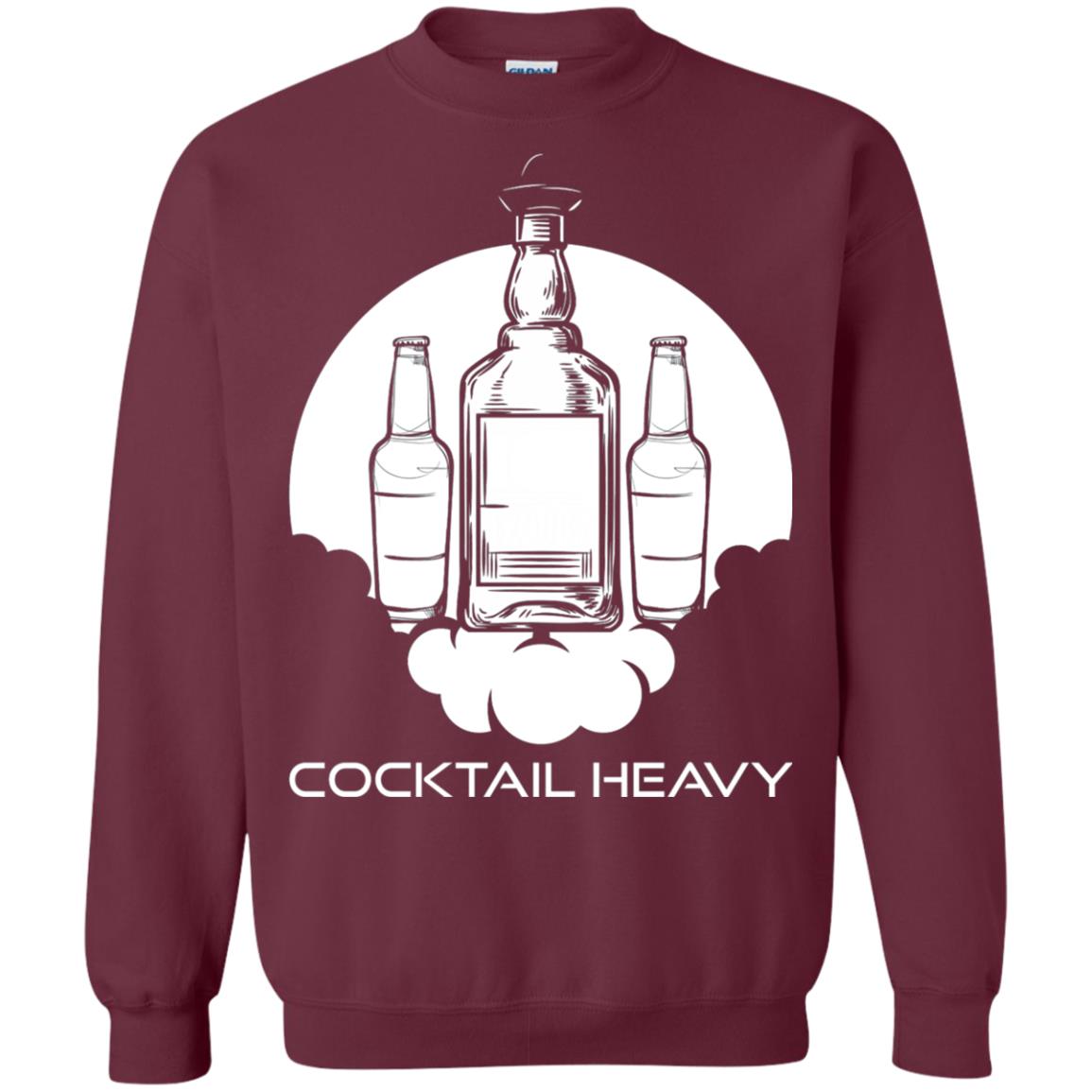 Cocktail Heavy T-shirt Maroon