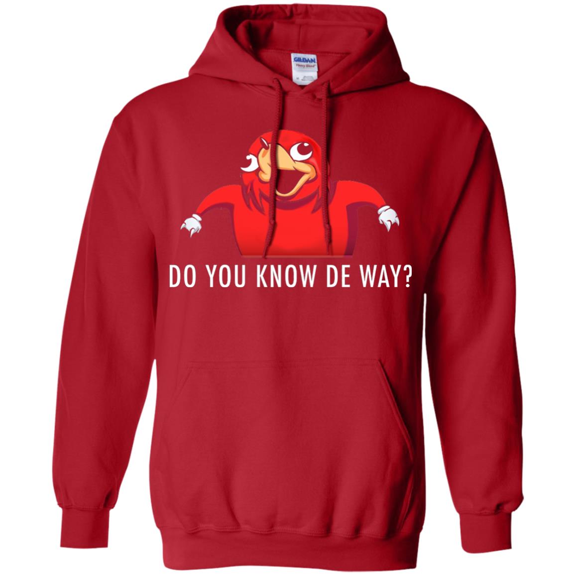 Do You Know De Way T-shirt Red