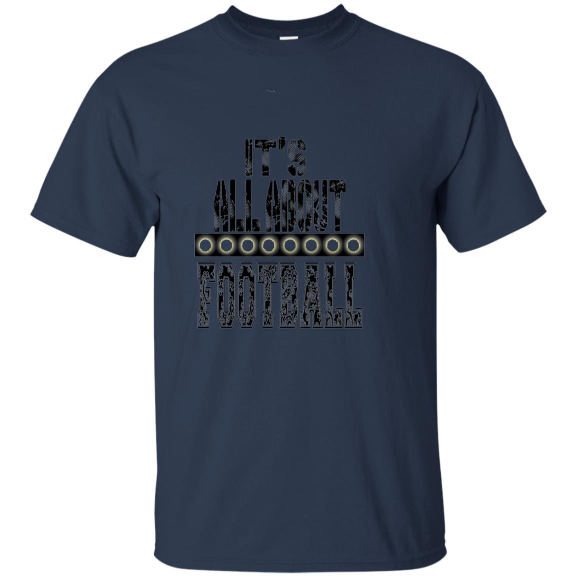 Football Lover T-shirt It_s All About Football Navy
