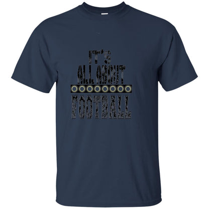 Football Lover T-shirt It_s All About Football Navy