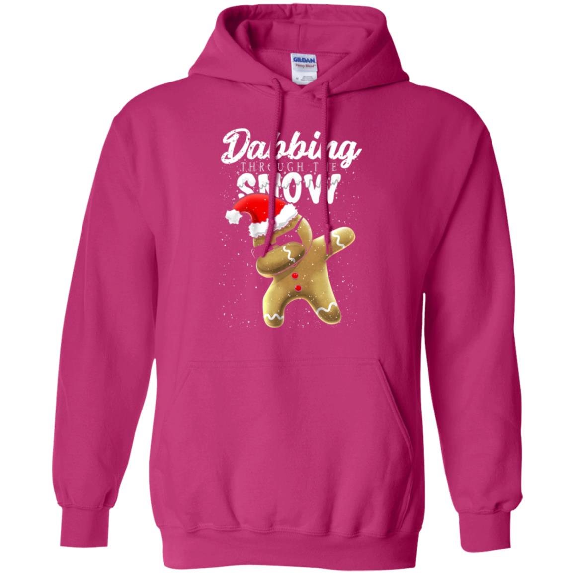 Dabbing Gingerbread T-shirt Dabbing Through The Snow Heliconia