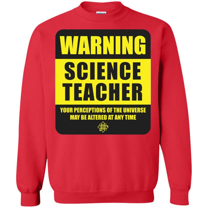 Science Teacher Your Perceptions Of The Universe T-shirt Red