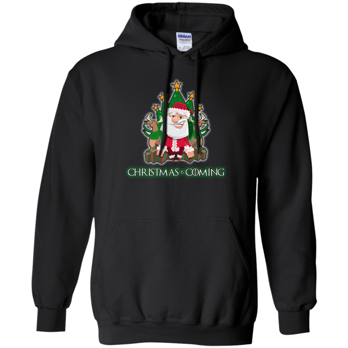 Christmas Is Coming T-shirt Black